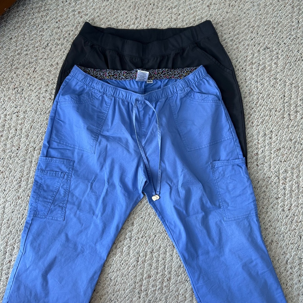Scrub pants Blue and Black